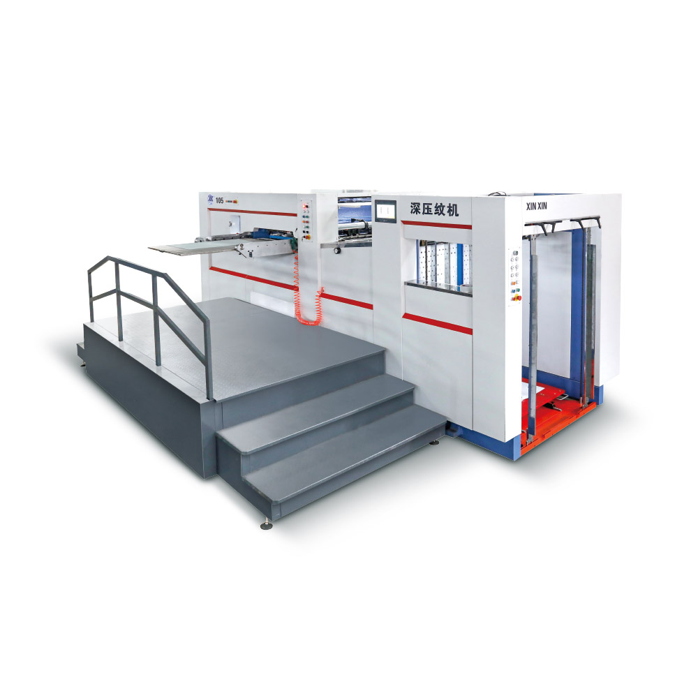 YW-105E Automatische zware flatbed-stansmachine voor diepe embossing